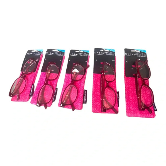NWT Foster Grant Magnavision Women’s Reading Reader Glasses with Case +2.00 - Picture 1 of 7